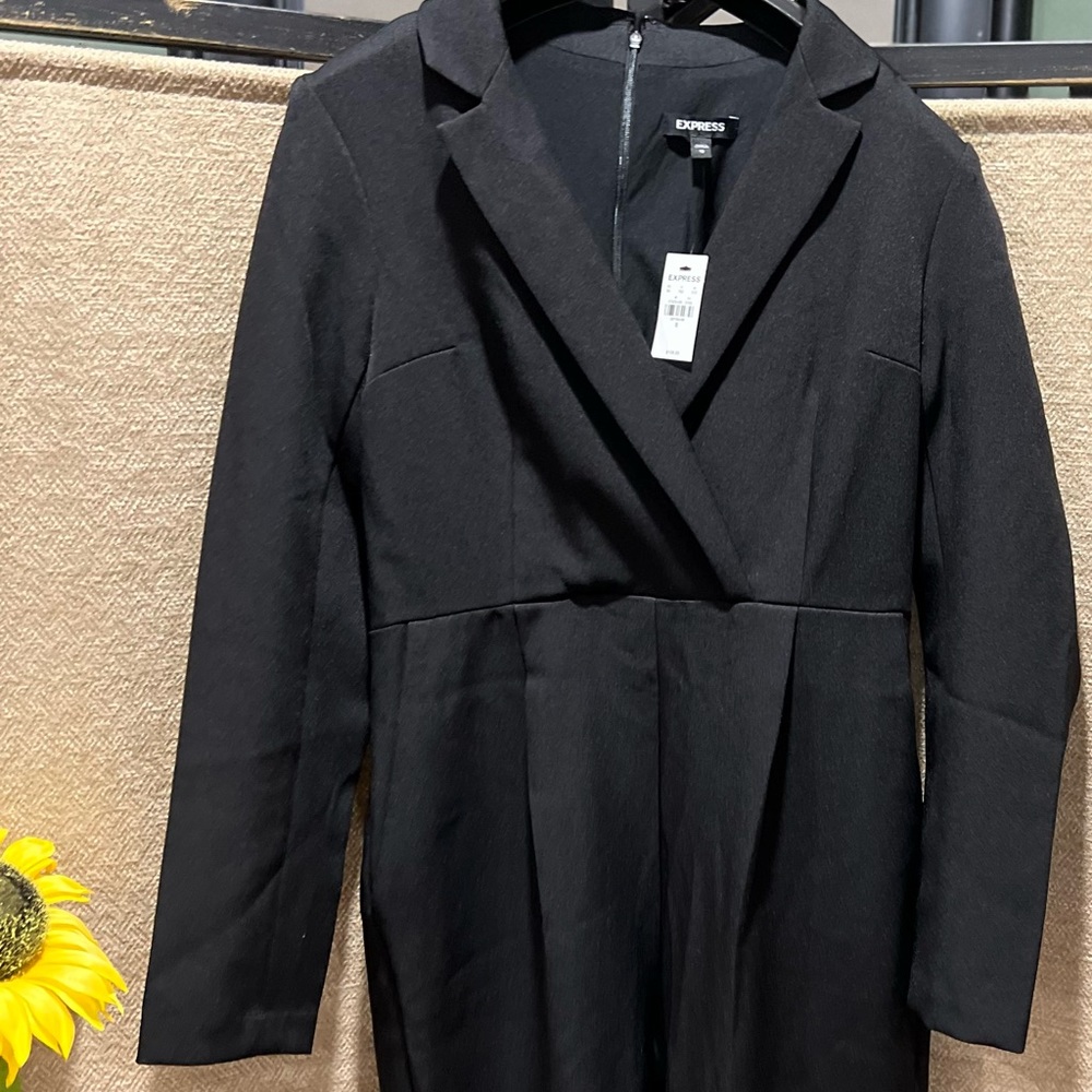 Express Black collar jumpsuit